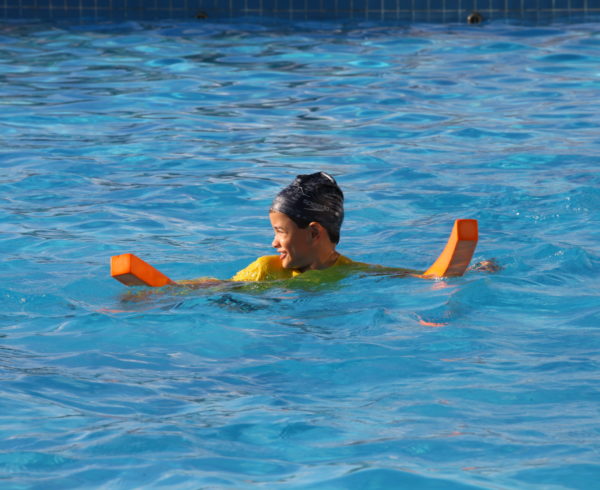 Lazer na piscina em Araripina