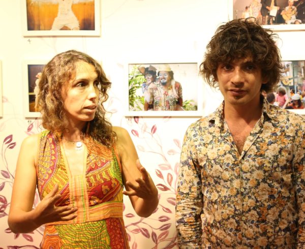 Escritores Valeria Rey Soto e Habib Zahra