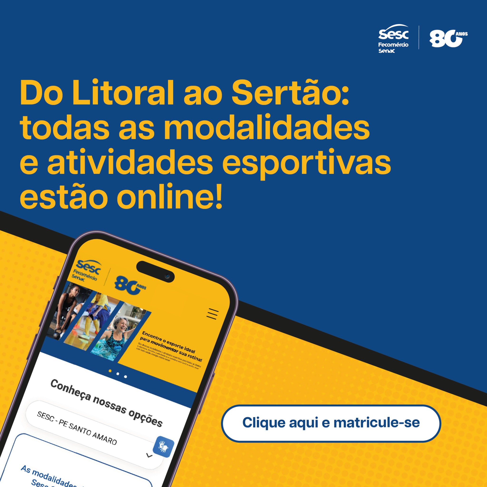 Banner Pop up esporte