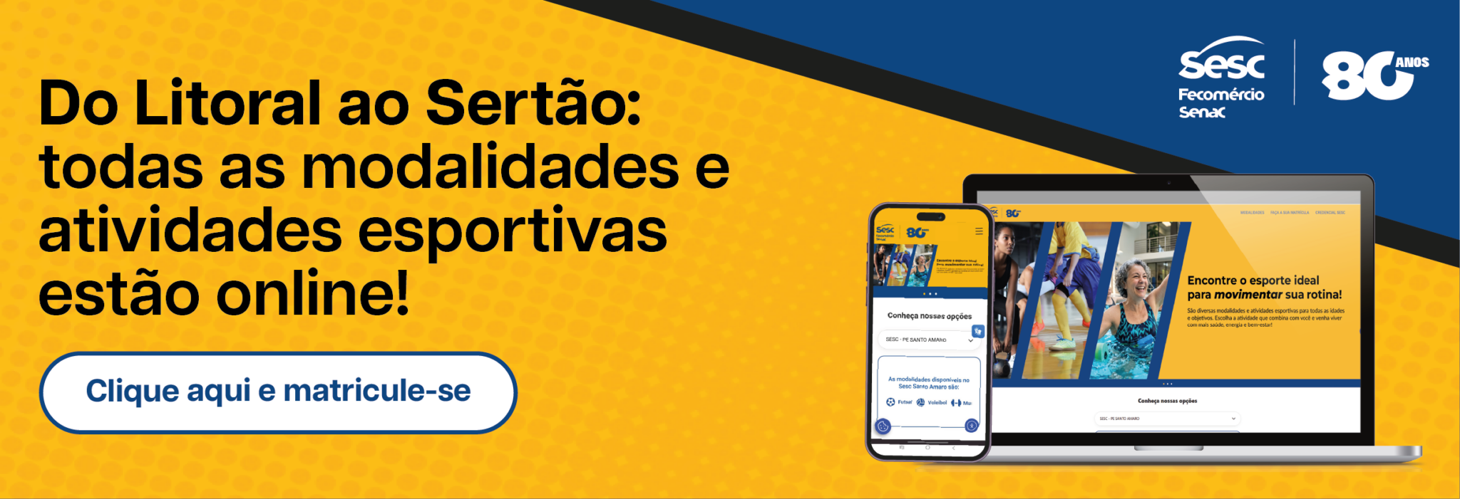 Banner site esportes